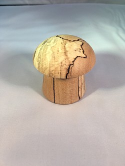 Mushroom box in splated birch