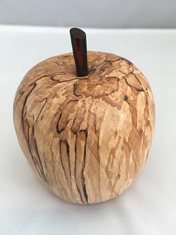 Apple turned in spalted Alder wood