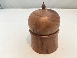 Turned box in Apple wood based on Brighton Pavillion