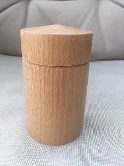 A commissioned box in beech